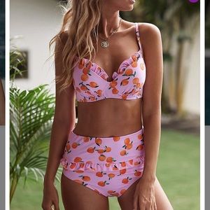 Hi-Waist Bikini Set, XL, Never worn!